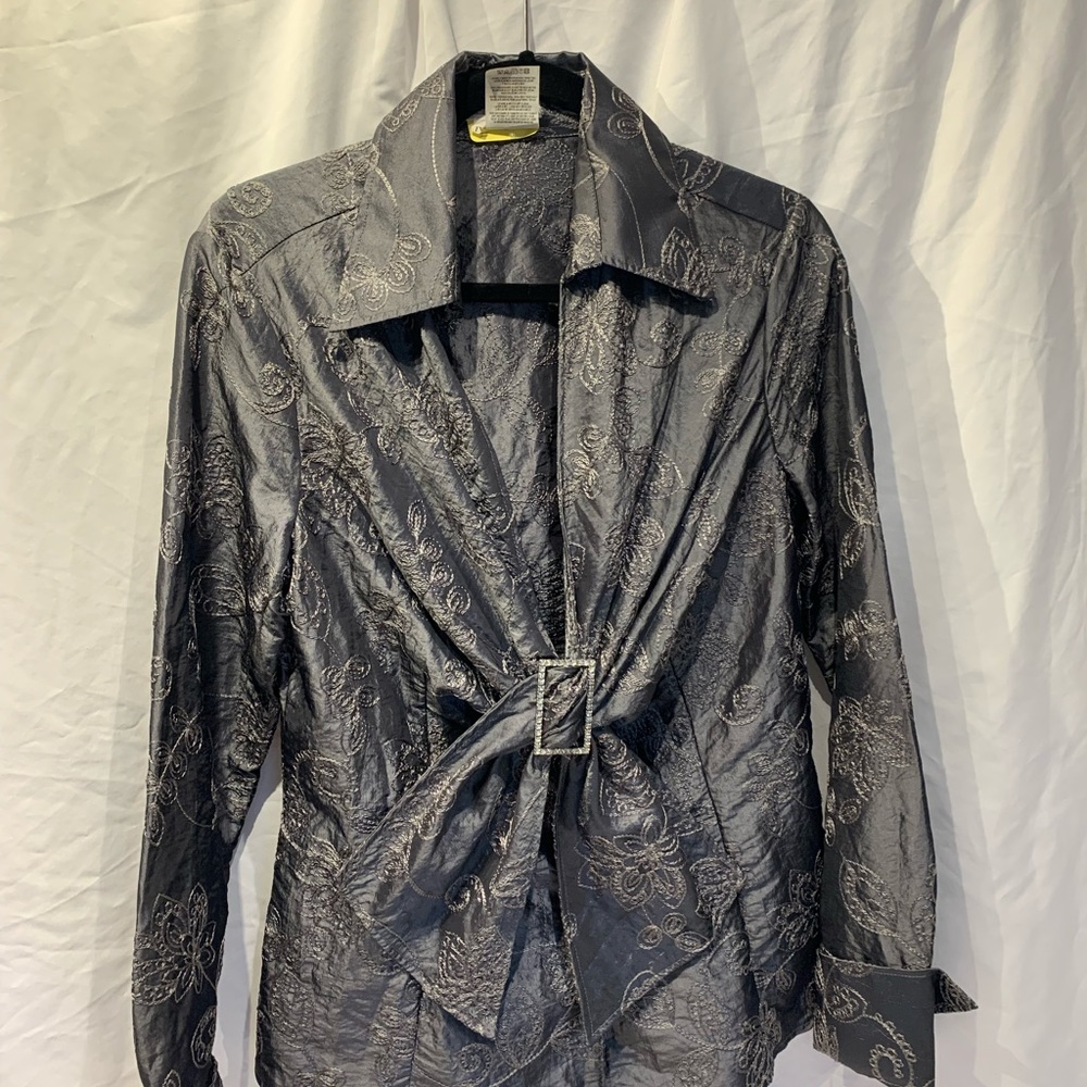 Formal silk and Taffeta Blouse